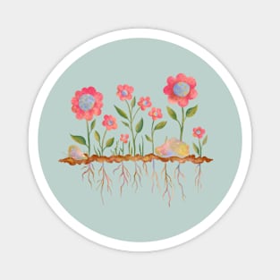 Spring Flowers Magnet